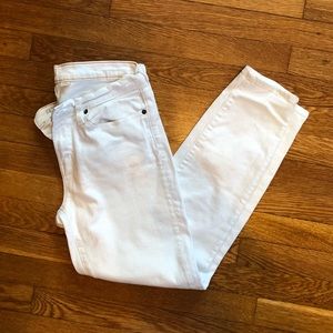 J. Crew white jeans
